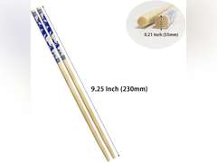 (SIMILAR MODEL) 180 Pairs 9 Inch Disposable Chopsticks, Separated Sleeved Individually Wrapped Disposable Bamboo Chopsticks, Bamboo Wooden for Noodles, Sushi, Asian Food 20