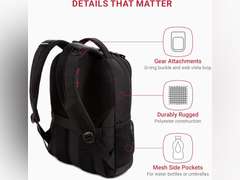 SwissGear Cecil 5505 Laptop Backpack, Black, 18-Inch 70