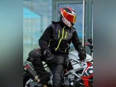 BORLENI Motorcycle Jacket with CE Armor Winter Motorcycle Jacket for Motorbike Riding with Removable Liner Detachable Hood Water-Repellent Windproof, XL 75