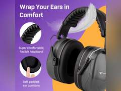 Vanderfields Hearing Protection Ear Muffs for Noise Reduction, 33dB Certified, Noise Cancelling Safety Ear Protection for Shooting, Adult Headphones for Lawn Mowing, DIY, Construction, Woodworking 19