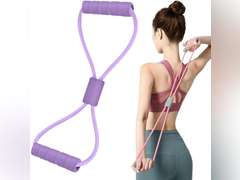 Band with Handles, 2025 New Figure 8 Bands for Full-Body Workouts, Strength Training, Chest Expander, Yoga Gym Fitness Pulling Rope 8 Word Elastic 13
