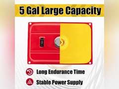 Universal 5 Gallon Gas Tank for Generator, Generator Fuel Tank, Unscrew the tank cap to get all of the accessories 20