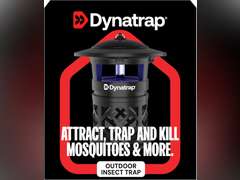 DynaTrap DT2030SR Mosquito & Flying Insect Outdoor Trap and Killer Kills Mosquitoes, Flies, Wasps, Gnats, & Other Flying Insects Protects up to 1 Acre 109