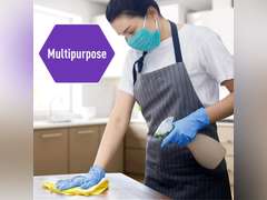 MED PRIDE Disposable Multipurpose Hand Protection Nitrile-Vinyl Blend Exam Gloves, Medium 100 - Powder, Latex & Rubber Free - Single Use Non-Sterile Protective Gloves 9