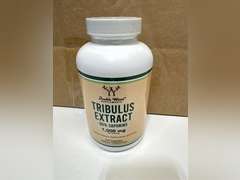Tribulus Terrestris for Men (Purest 95% Saponin Content) 210 Capsules, 1,000mg Concentrated Fruit Extract (Third Party Tested, Vegan Safe, Non-GMO) for Stamina and Energy by Double Wood 18