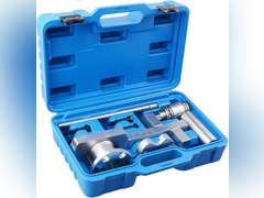 Crankshaft Pulley Puller Set, Crankshaft Damper Pully Removal Install Tool Compatible with Jaguar Land Rover 3.0lt (V6) 5.0lt (V8) 89