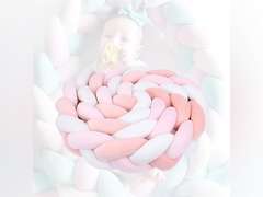 Decorative Pillow for Cushions Bedroom, Sofa (LightCoral White Pink,160In) 70