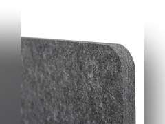 Stand Up Desk Store ReFocus Raw Clamp-On Acoustic Desk Divider Mounted Privacy Panel to Reduce Noise and Visual Distractions (Anthracite Gray, 23.6" x 16" ) 89