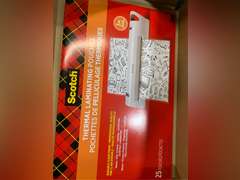 Scotch Thermal Laminating Pouches, Legal Size 11 x 17 Inches, 25 Pack Laminating Sheets, 3 Mil, Education Supplies & Craft Supplies, For Use With Thermal Laminators 17