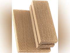 Hessaire Replacement Evaporative Cooler Pads - Swamp Cooler Replacement Pads Corrugated Build - Low Odor Xel50 Media Evaporative Cooling Pad for 1300 CFM Cooler Fan - 3 Panels, 21.75 x 10 & 18 42