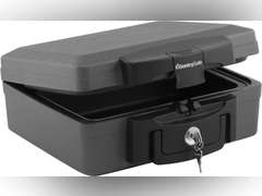 SentrySafe H0100 Fireproof Waterproof Box with Key Lock, 0.17 Cubic Feet, Black 81