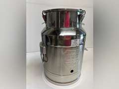 15L/3.96Gallon Milk Can with Faucet, Heavy Duty Milk Jug Milk Bucket Transport Container Wine Pail Bucket Bottle Stainless Steel with Sealed Lid for Milk and Wine Liquid Storage 66
