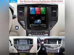10.4 inch Car Radio for Nissan Navara Pathfinder 2012-2019 Replacement Carplay Multimedia Player GPS Navigation Stereo Touch Screen Head Unit 756