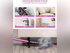 Schenley Steam Mop Cleaner with Detachable Handheld Steamer for Cleaning Hardwood, Laminate Floor, Tiles and Grout, with 7-in-1 Multi-purpose Accessories and Washable Microfiber Pads 100