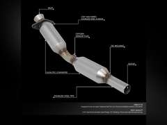DNA MOTORING Factory Style Catalytic Converter Exhaust Compatible with 03-08 Corolla/Matrix/Vibe 1.8L Engine Models, OEM-CONV-028 97