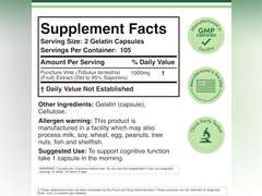 Tribulus Terrestris for Men (Purest 95% Saponin Content) 210 Capsules, 1,000mg Concentrated Fruit Extract (Third Party Tested, Vegan Safe, Non-GMO) for Stamina and Energy by Double Wood 18