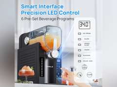 (See photos)Slushie Machine No Ice Needed, Slushy Machine for Home, 88 oz CHIVALZ Frozen Drink Maker with 6 Preset Programs for Margaritas, Frapp s, Milk Shake and More, LED Display, Self-Cleaning, AD03, Black 250