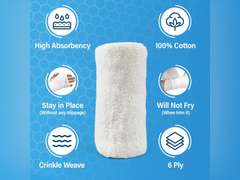 Gauze Rolls-kerlix Cotton Gauze Bandage Rolls -6 ply-STERILE - 4 Inches X 12 feet -Extra Absorbency - Medical Gauze Bandage -6 Rolls - Latex Free -Each roll Individual Wrapped-Hospital Grade Quality 18