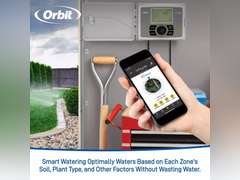 Orbit 57946 B-hyve Smart Indoor/Outdoor 6-Station WiFi Sprinkler System Controller 105