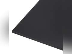 48" x 12" x 1/2" HDPE Plastic Sheet, High Density Polyethylene Sheet Cutting Board Black Solid Block, for DIY, Home Floor 72
