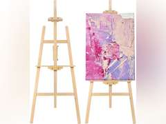 Adjustable Wooden Painting Easel, Art Easel Stand Hold up to 48', Painting Canvas for Wedding Sign and Poster, Drawing for Adults, Begginners and Students 36