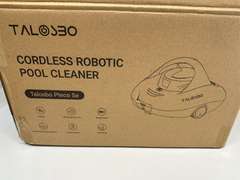 (2025 Upgraded) TALOSBO Pleco Se Cordless Pool Vacuum Cleaner Up to 130 Mins Runtime, Robotic Pool Cleaner with 2.5H Fast Charge, Ideal for Flat Bottom Above Ground Pools up to 861 Sq.Ft 160
