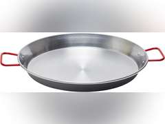 Garcima 15-Inch Carbon Steel Paella Pan, 38cm 28