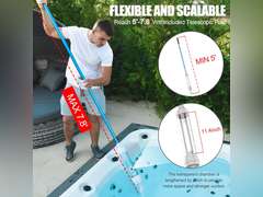Spa Vacuum Compatible With 6250 Paradise Power - Self-Contained, No Pumping, Batteries - Picks up Rocks, Pennies, Beach Sand in Hot Tub, Above Ground Pool 45