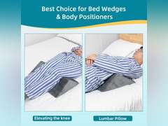 (Similar)Fanwer Bed Wedges & Body Positioners for Elderly (3 in 1),40 Degree Triangle Wedges for Bed Positioning,Triangle Pillow for After Surgery, Wedges for Bedsores,Wedge Pillow for Positioning 40