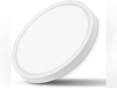 MOONSEA LED Flush Mount Ceiling Light, Super Slim 7 inch Ceiling Light Fixture, 6500K Daylight LED Ceiling Lamp for Bedroom, Living Room, Dining Room 7