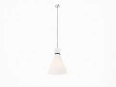 Modway Starlight 1-Light Pendant Light in White Polished Nickel 83