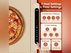 Food Warming Mat Electric Tray: Adjustable Silicone Heating Pad with 3 Temperature Settings 4 Timer Function Portable Roll Up Hot Plate for Buffets Party Gatherings Kitchen Warmer Countertop Holiday 39