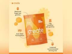 Create Creatine Monohydrate Gummies for Men & Women, Boost Focus, Strength, and Endurance, Anti-Melting Formula, Vegan, Gluten-Free, Non-GMO, 1.5g of Creatine per Gummy (Orange, 90 ct) 50