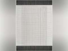 Modern Micro Loop Indoor Area Rugs for Living Room Bedroom Kitchen Geometric Striped Black-White 8x10 Luxury Durable Low and High Pile Non-Shedding Stain Resistant Soft Area Carpet 6*9 190