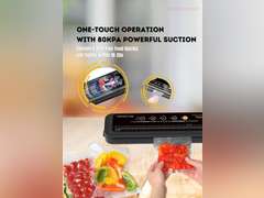 MegaWise Powerful and Compact Vacuum Sealer Machine One-Touch Automatic Food Sealer 28