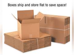 BOX USA B1055 Long Corrugated Boxes, 10"L x 5"W x 5"H, Kraft (Pack of 25) 68