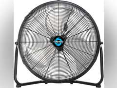 Tornado 20 Inch High Velocity Metal Floor Fan, 3-Speed Powerful Cooling for Industrial, Commercial, and Home Spaces, 120 Tilt, 6.0 FT Cord - UL safety Listed, Black 137