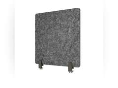 Stand Up Desk Store ReFocus Raw Clamp-On Acoustic Desk Divider Mounted Privacy Panel to Reduce Noise and Visual Distractions (Anthracite Gray, 23.6" x 16" ) 89