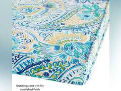 Greendale Home Fashions Outdoor 18-inch Square Reversible Seat Cushion, Paisley 2 Count 62
