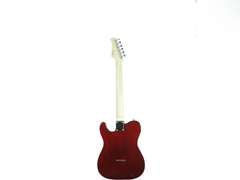 IYV 6 String ITF-400 TRD PRS Solid-Body Electric Guitar, Trans Red, Right 130