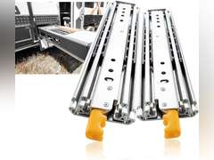 AOLISHENG Heavy Duty Drawer Slides 30 Inch with Lock Full Extension Ball Bearing Drawer Side Heavy Duty Drawer Side 420 lb Load Capacity 1 Pair 113