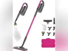 Schenley Steam Mop Cleaner with Detachable Handheld Steamer for Cleaning Hardwood, Laminate Floor, Tiles and Grout, with 7-in-1 Multi-purpose Accessories and Washable Microfiber Pads 100