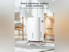 GoveeLife Dehumidifier for Home 4,500 Sq.Ft, 50 to 109 Pint Smart Auto Humidity Control, Drain Hose, 2.0Gal Bucket, Compressor Dehumidifiers for Basement with Auto Shut Off, Bathroom, Bedroom, Garage 250