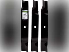 MaxPower 561554 (3) Blade Set for 60" Cut MTD, Cub Cadet, and Troy-Bilt Replaces OEM #942-04115 45