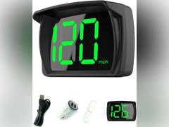 Shkalacar Car HUD Headup Display KM/H MPH GPS Digital Speedometer with LED Large Font Display for Car Truck SUV Motorcycle 18