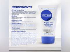Dermend Specialized Fragile Skin Moisturizing Cream: Formula to Restore & Rejuvenate - Daily Anti Wrinkle Cream for Firming & Strengthening Thin, Aging Skin - 4.5 Oz Tube 23