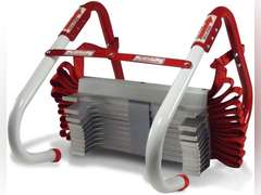 Kidde Fire Escape Ladder, 2-Story Rope Ladder, Extends to 13-Feet, Anti-Slip Rungs 45