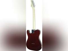 IYV 6 String ITF-400 TRD PRS Solid-Body Electric Guitar, Trans Red, Right 130