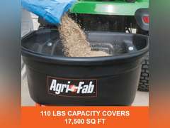 Agri-Fab Broadcast Spreader Tow Style, 110 lb Capacity, Black 138