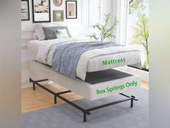 ALDRICH 7 Inch Heavy Duty Metal Box Spring Mattress Foundation 1500lbs Max Weight Capacity/Non-Slip/No Noise/Easy Assembly/Easy Clean Cover,Twin XL 80